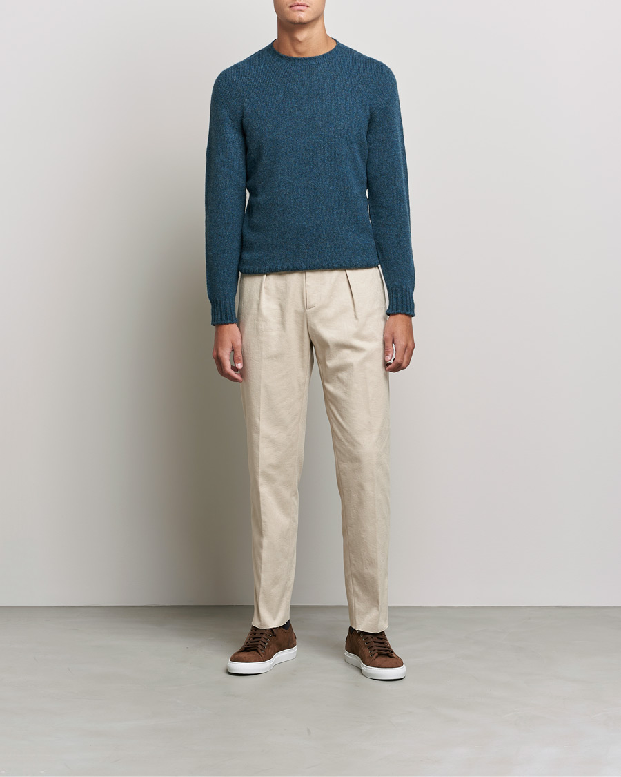 Hombres | Pantalones | Etro | Pleated Trousers Beige