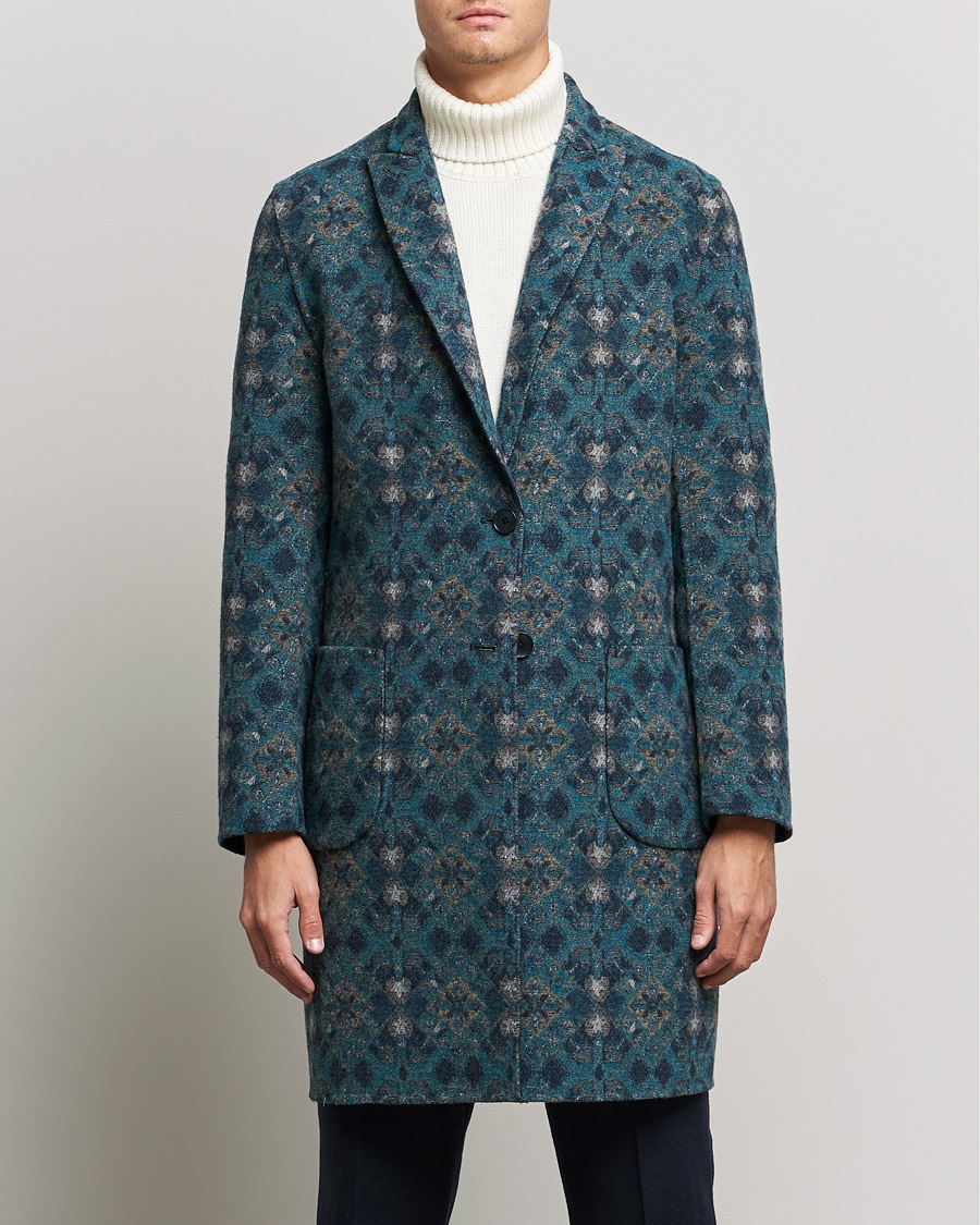 Hombres | Abrigos y chaquetas | Etro | Deconstructed Reversible Coat Navy