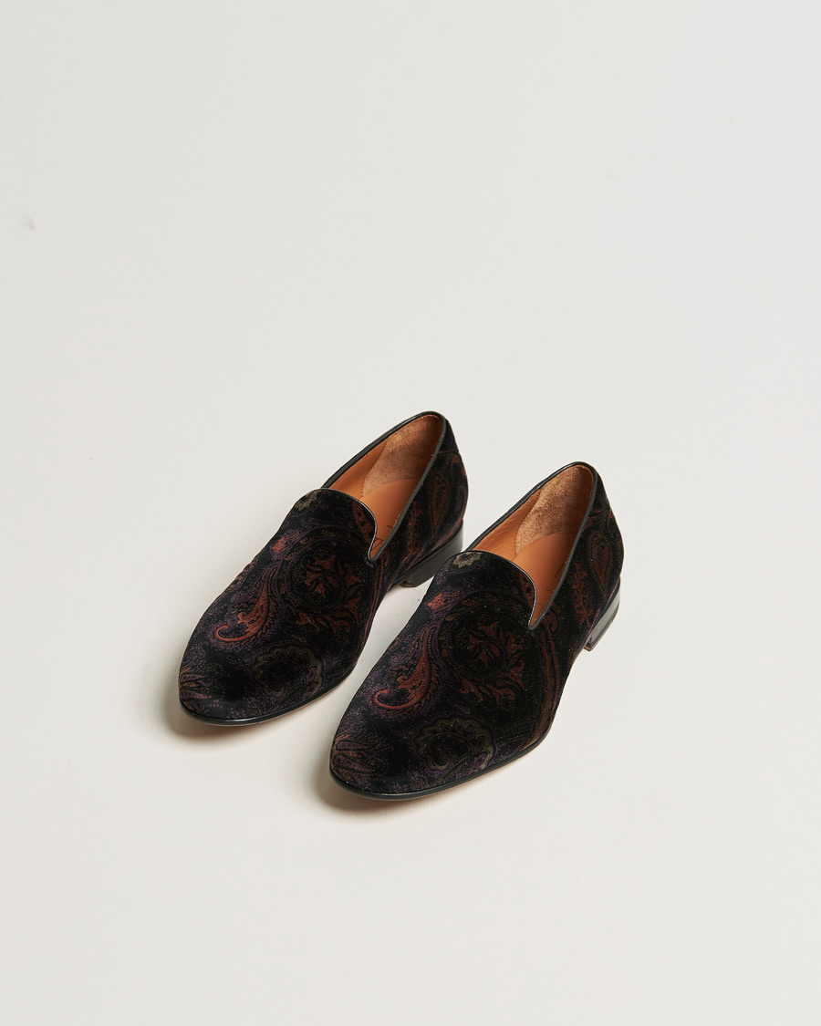 Hombres | Etro Printed Slippers Black | Etro | Printed Slippers Black