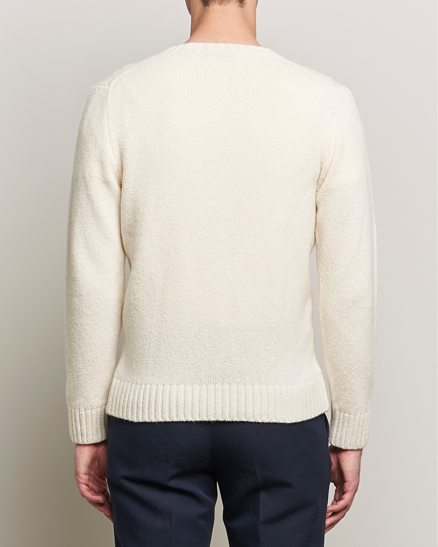 Hombres | Jerséis y prendas de punto | Inis Meáin | Wool/Cashmere Crew Neck White