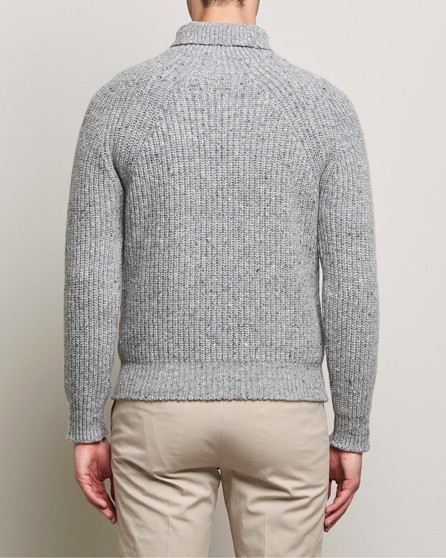 Hombres | Jerséis y prendas de punto | Inis Meáin | Wool/Cashmere Boatbuilder Turtleneck Grey
