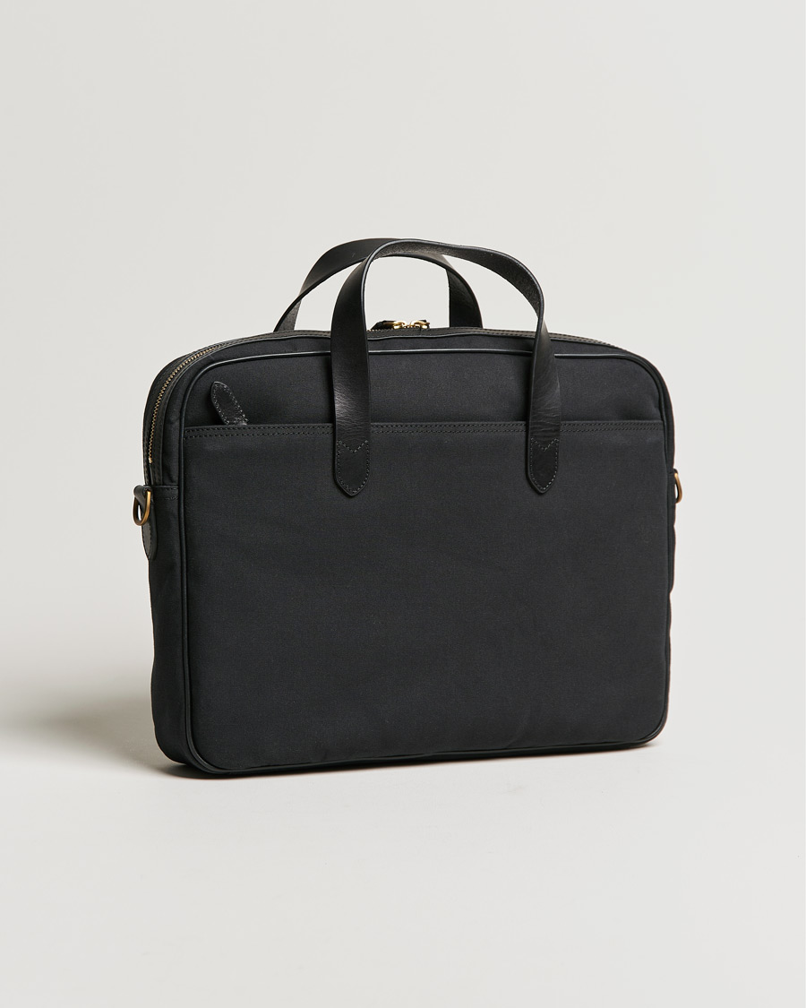 Hombres | Polo Ralph Lauren Canvas Briefcase Black | Polo Ralph Lauren | Canvas Briefcase Black