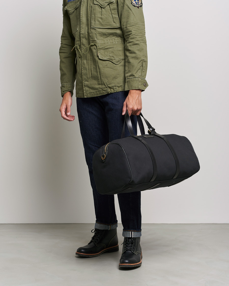 Men | Weekend Bags | Polo Ralph Lauren | Canvas/Leather Dufflebag Black