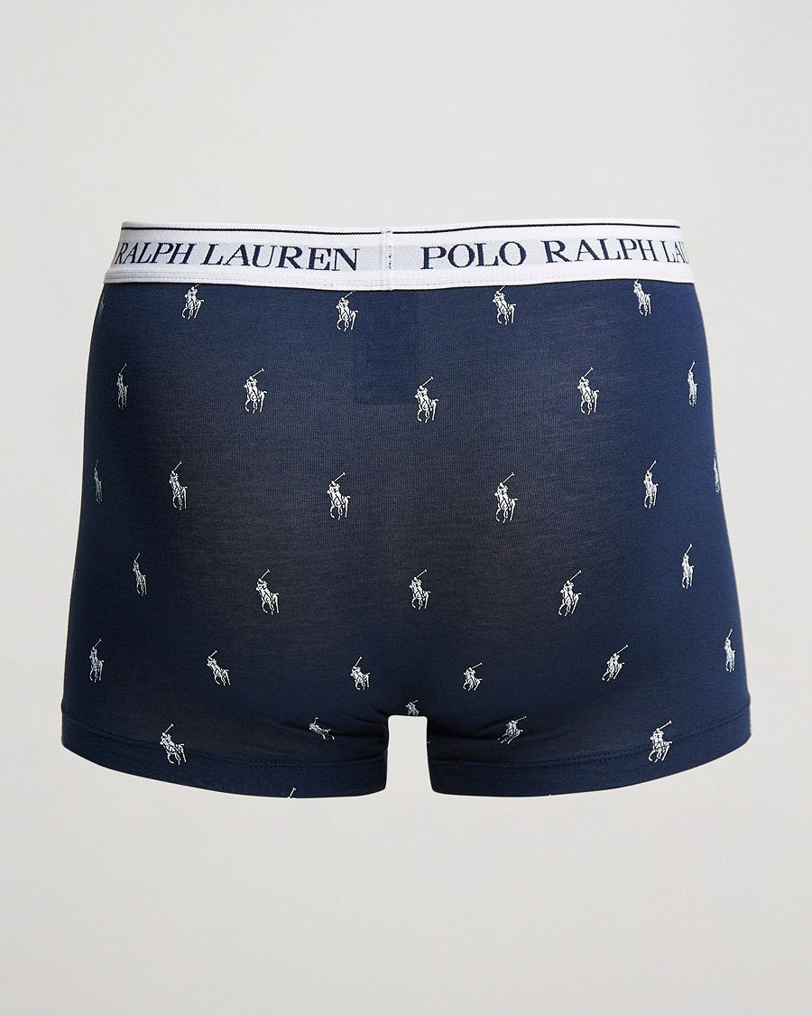 Hombres | Ropa interior y calcetines | Polo Ralph Lauren | 3-Pack Trunk Navy/Navy Pony/Navy