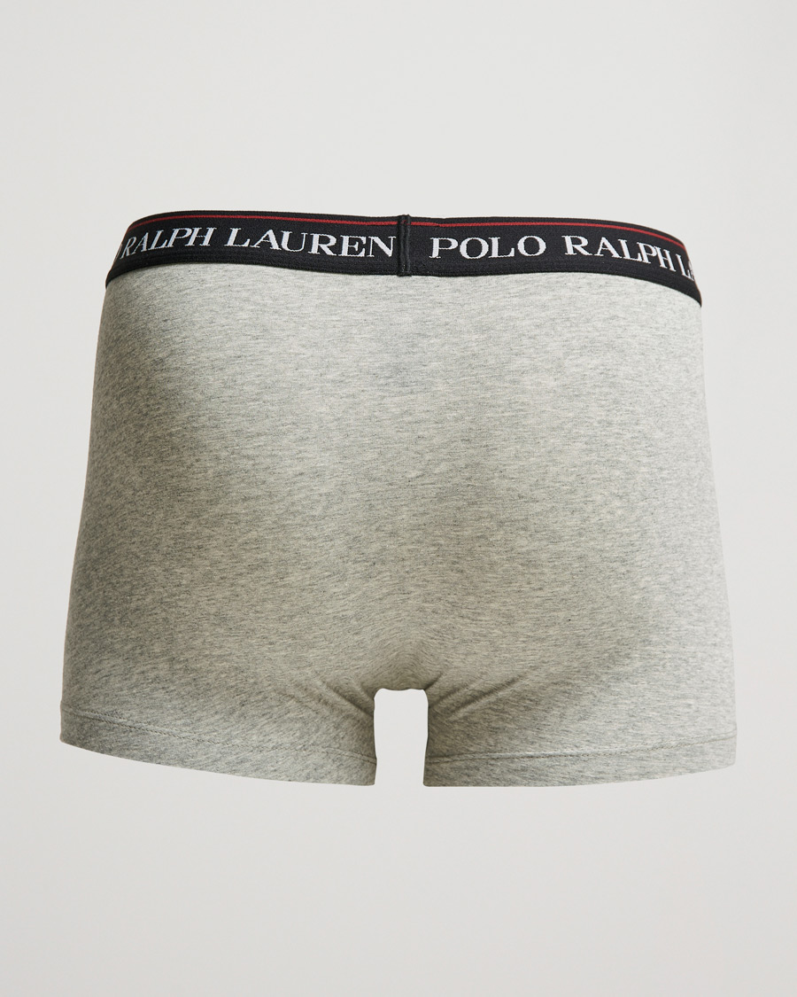 Hombres | Ropa interior y calcetines | Polo Ralph Lauren | 3-Pack Trunk Grey/Red Pony/Black