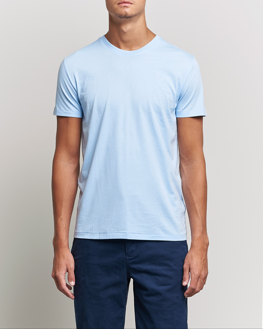 Hombres | Stylesegment Casual Classics | Polo Ralph Lauren | 3-Pack Crew Neck T-Shirt Navy/Light Navy/Elite Blue