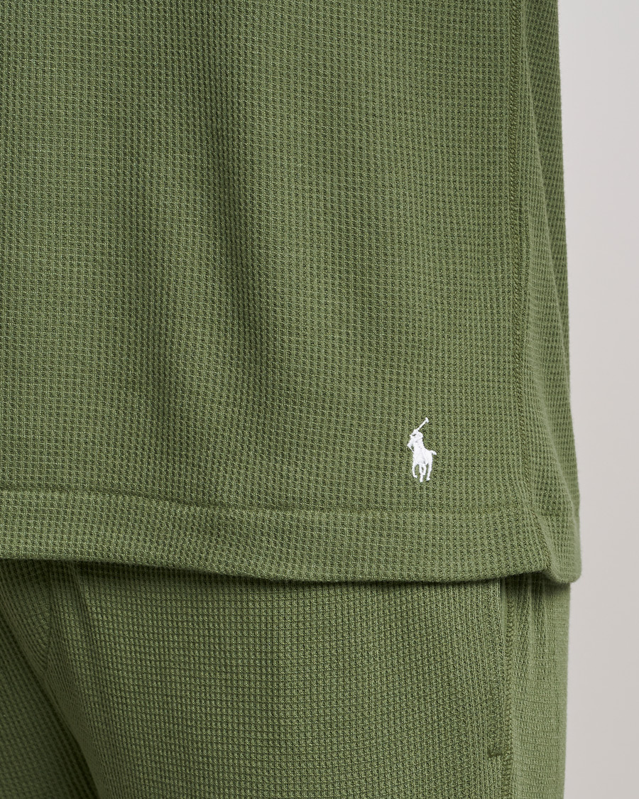 Hombres | Camisetas | Polo Ralph Lauren | Waffle Long Sleeve Crew Neck Army Olive