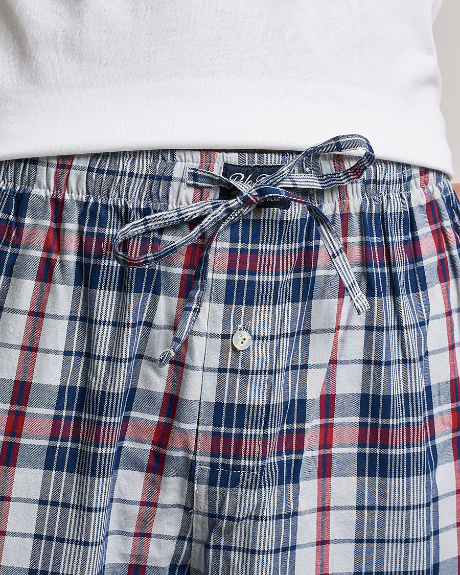 Hombres | Pijamas y batas | Polo Ralph Lauren | Cotton Checked Pyjama Set White/Red