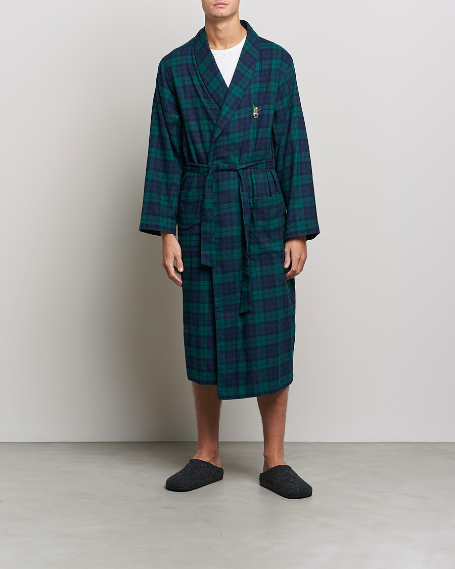 Hombres | Pijamas y batas | Polo Ralph Lauren | Flannel Checked Robe Blackwatch