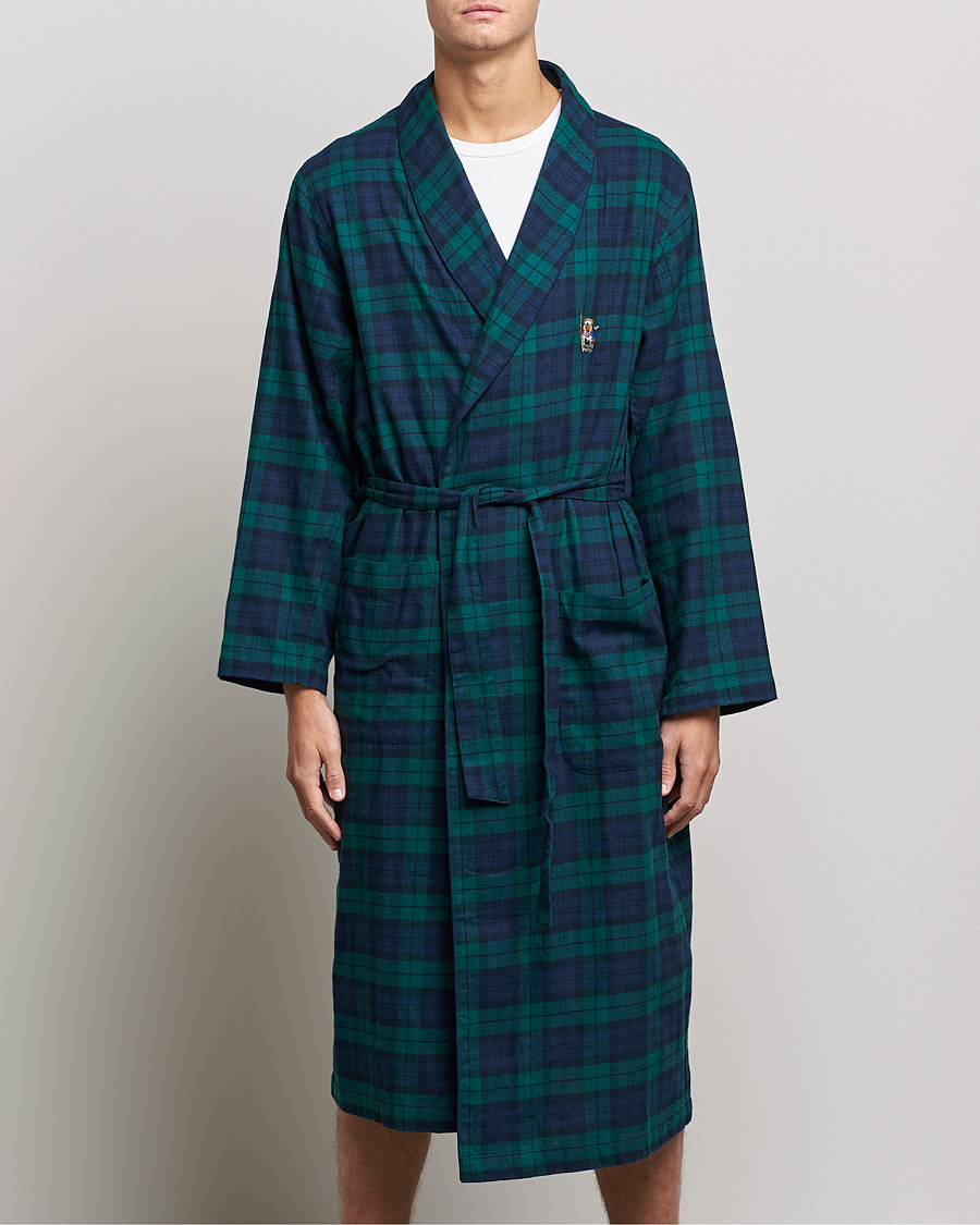 Hombres | Pijamas y batas | Polo Ralph Lauren | Flannel Checked Robe Blackwatch