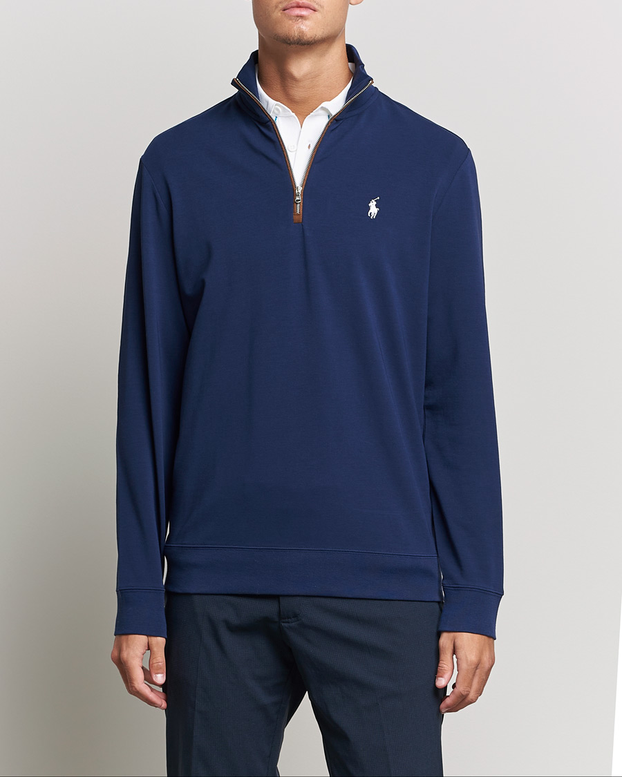 Hombres |  | Polo Ralph Lauren Golf | Terry Jersey Half Zip Sweater Refined Navy