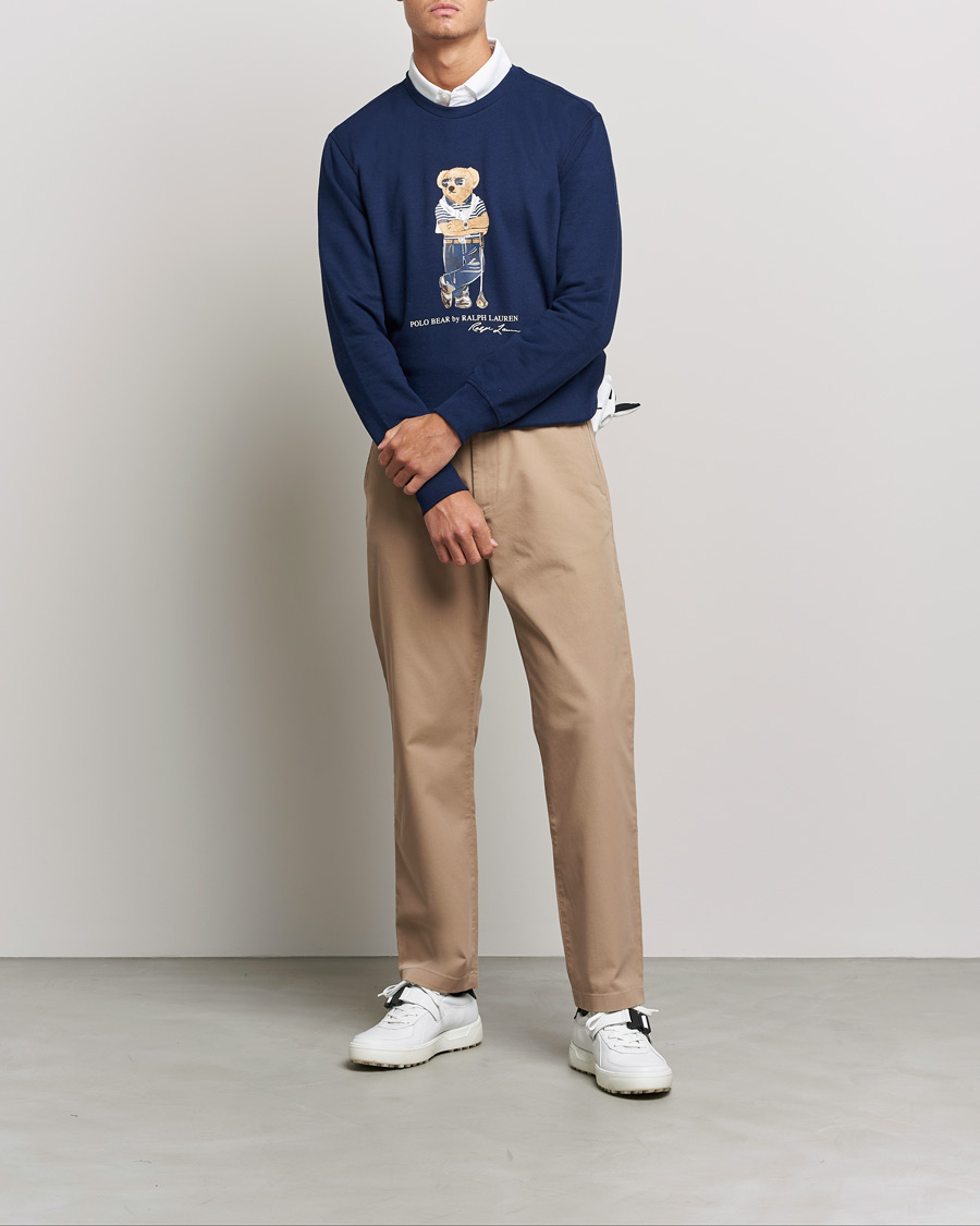 Hombres | Jerséis y prendas de punto | Polo Ralph Lauren Golf | Golf Bear Sweatshirt French Navy