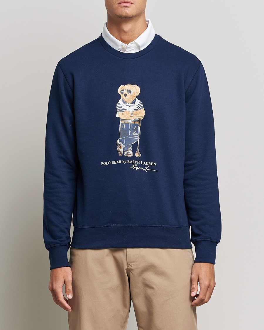 Hombres | Jerséis y prendas de punto | Polo Ralph Lauren Golf | Golf Bear Sweatshirt French Navy