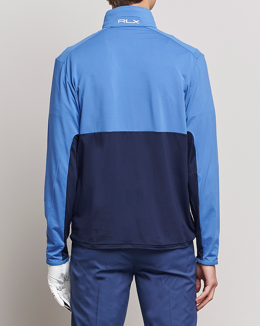 Hombres | Jerséis y prendas de punto | RLX Ralph Lauren | Performance Airflow Half-Zip French Blue/Navy
