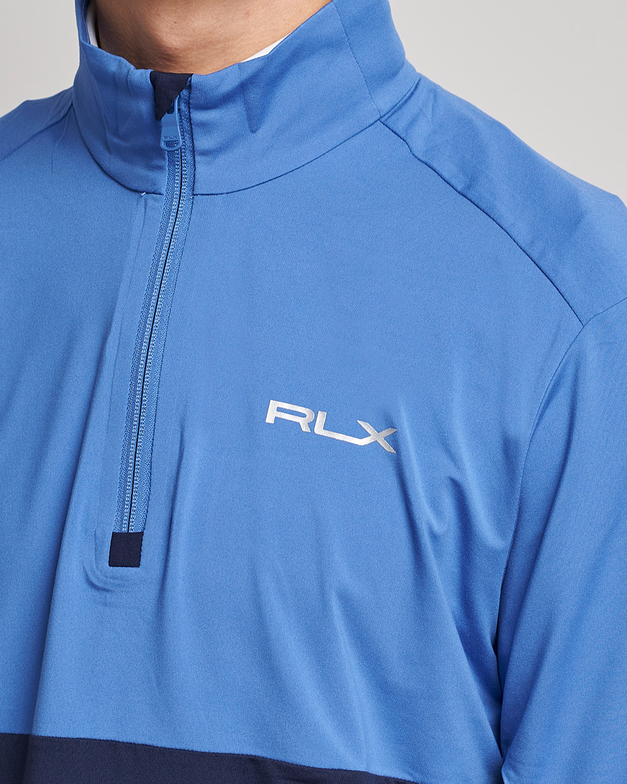 Hombres | Jerséis y prendas de punto | RLX Ralph Lauren | Performance Airflow Half-Zip French Blue/Navy