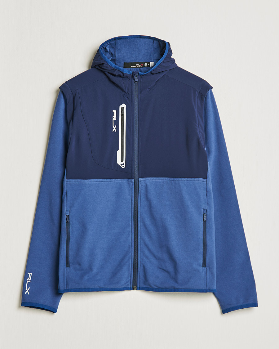 Hombres | Jerséis y prendas de punto | RLX Ralph Lauren | Techy Terry Full-Zip Hoodie Light Navy/French Navy