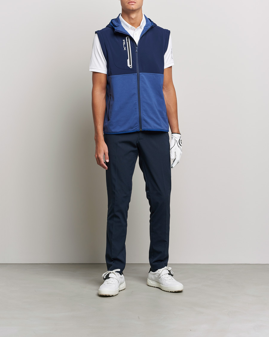 Hombres | Jerséis y prendas de punto | RLX Ralph Lauren | Techy Terry Full-Zip Hoodie Light Navy/French Navy