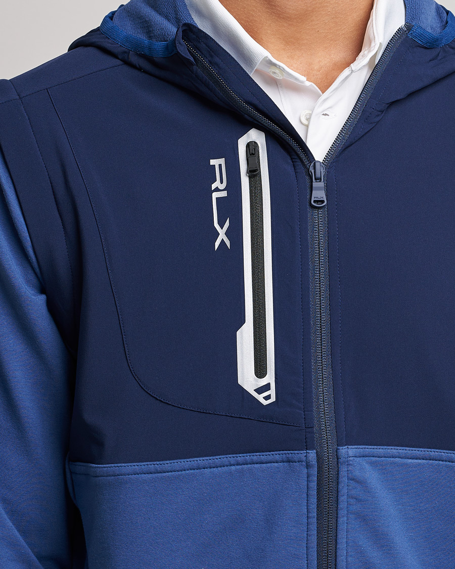Hombres | Jerséis y prendas de punto | RLX Ralph Lauren | Techy Terry Full-Zip Hoodie Light Navy/French Navy