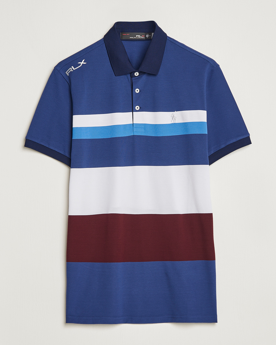 Hombres | Polos | RLX Ralph Lauren | Performance Striped Polo Rich Rubu Multi
