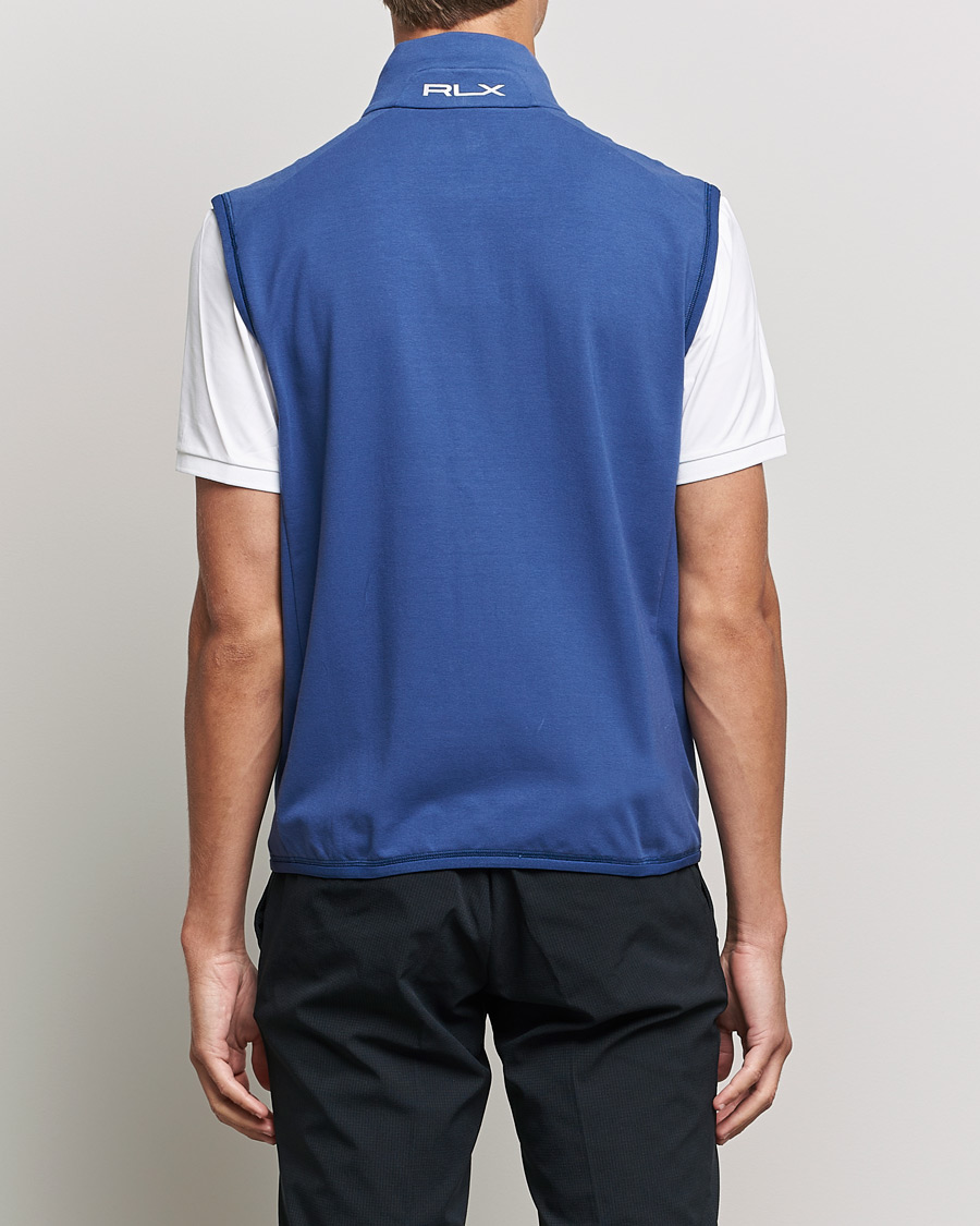 Hombres | Abrigos y chaquetas | RLX Ralph Lauren | Techy Terry Vest Light Navy Houndstooth