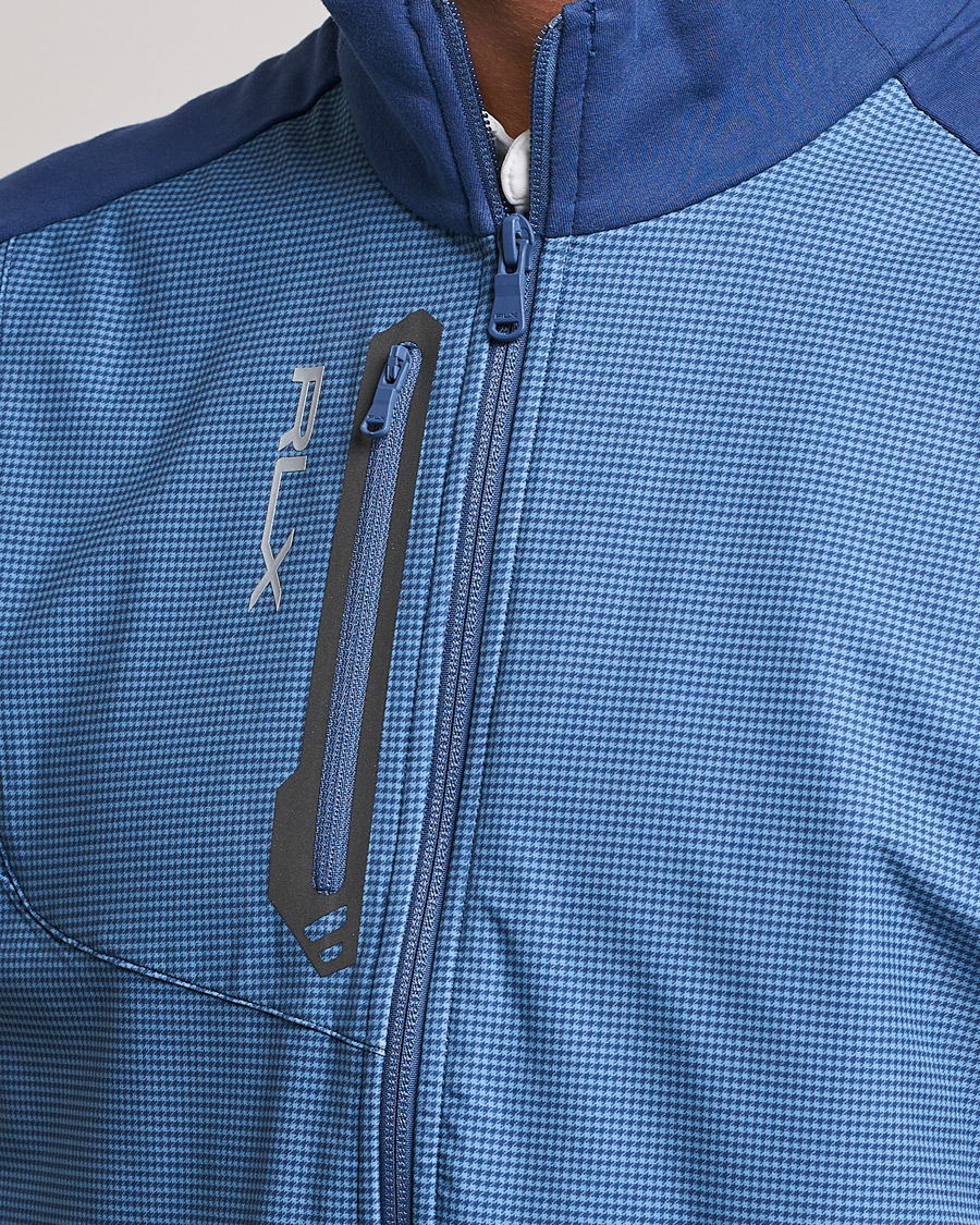 Hombres | Abrigos y chaquetas | RLX Ralph Lauren | Techy Terry Vest Light Navy Houndstooth