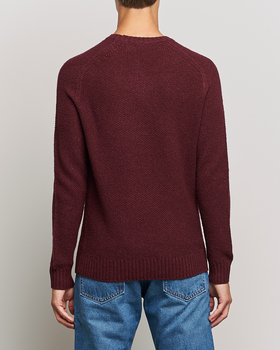 Hombres | Jerséis y prendas de punto | Polo Ralph Lauren | Wool Donegal Knitted Sweater Burgundy