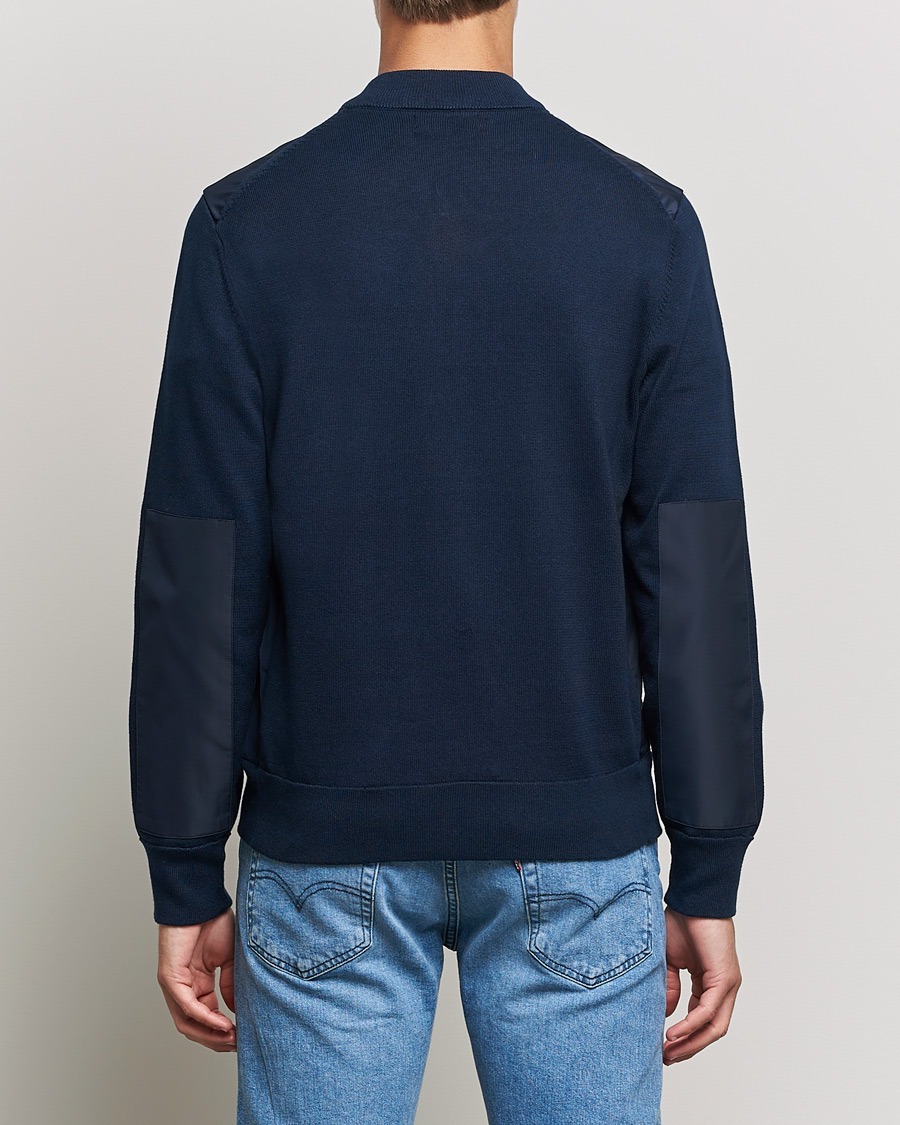 Hombres | Jerséis y prendas de punto | Polo Ralph Lauren | Cotton Hybrid Full-Zip Sweater Piper Navy