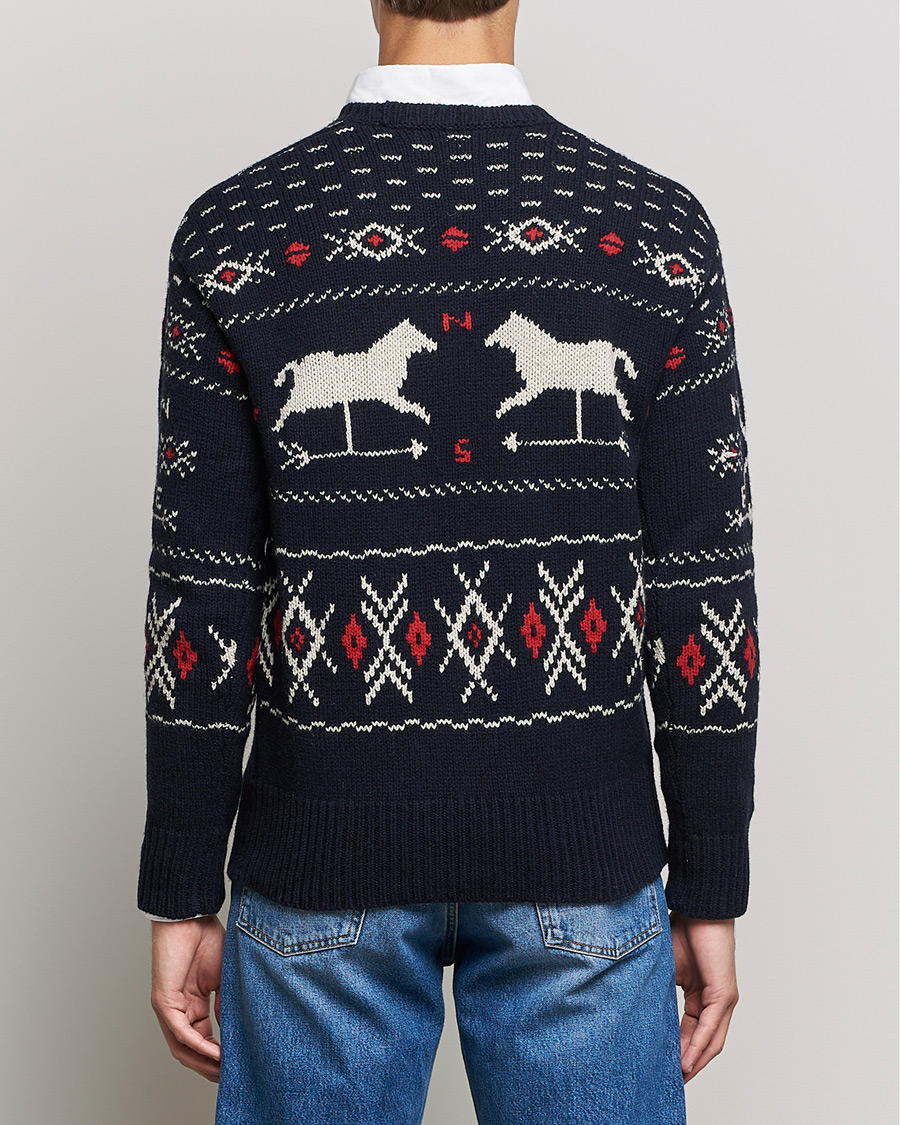 Hombres | Jerséis y prendas de punto | Polo Ralph Lauren | Wool Winter Knitted Sweater Navy Multi