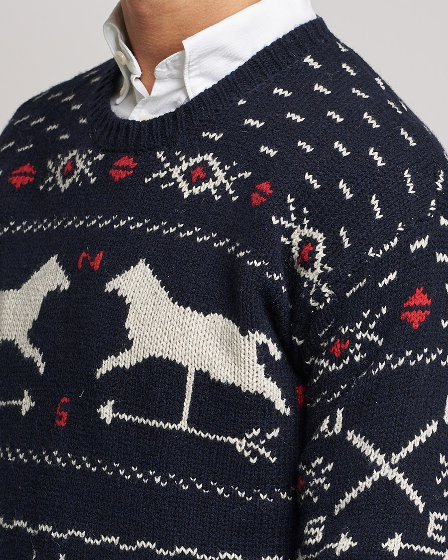 Hombres | Jerséis y prendas de punto | Polo Ralph Lauren | Wool Winter Knitted Sweater Navy Multi
