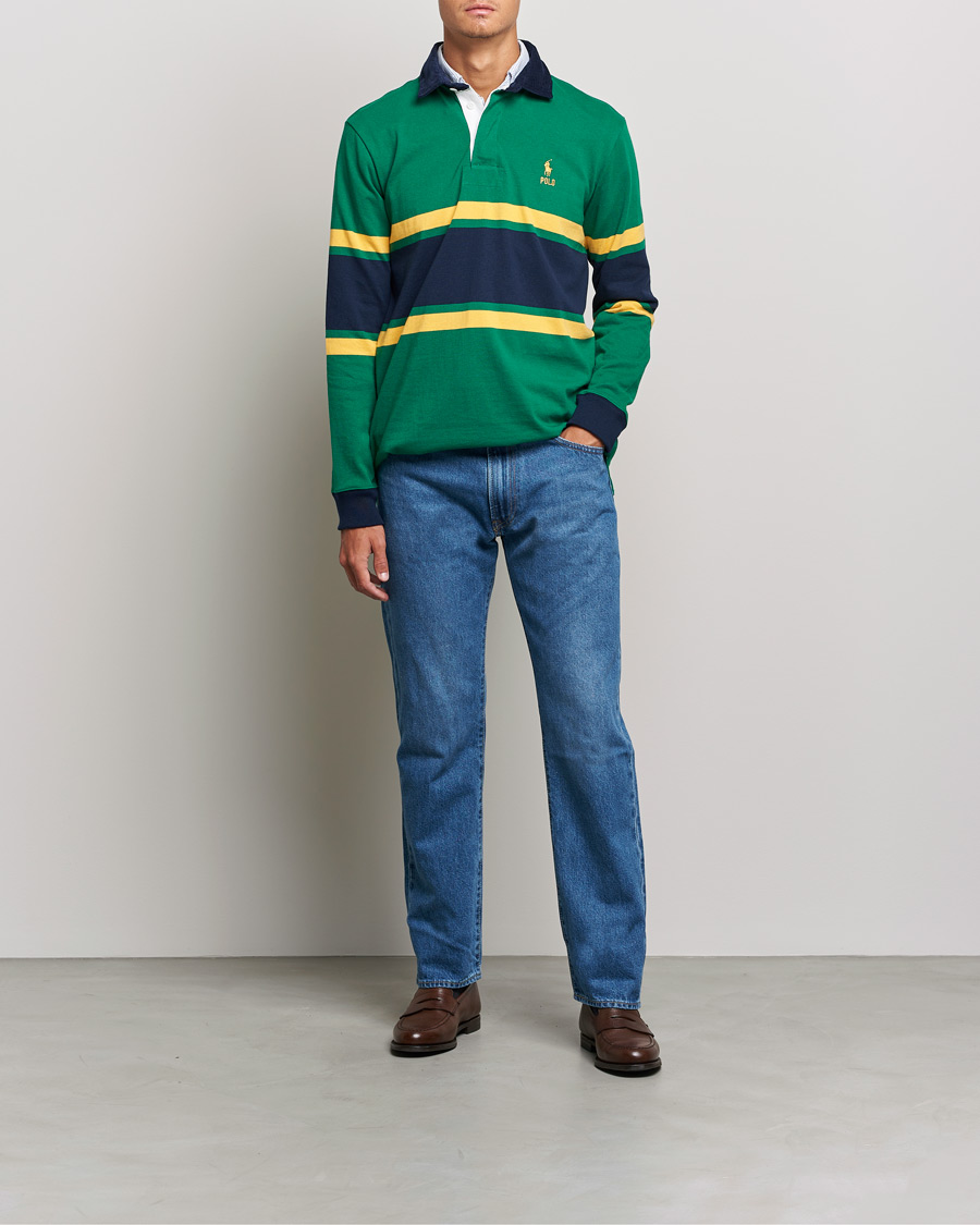 Hombres | Jerséis y prendas de punto | Polo Ralph Lauren | Jersey Striped Rugger Athletic Green