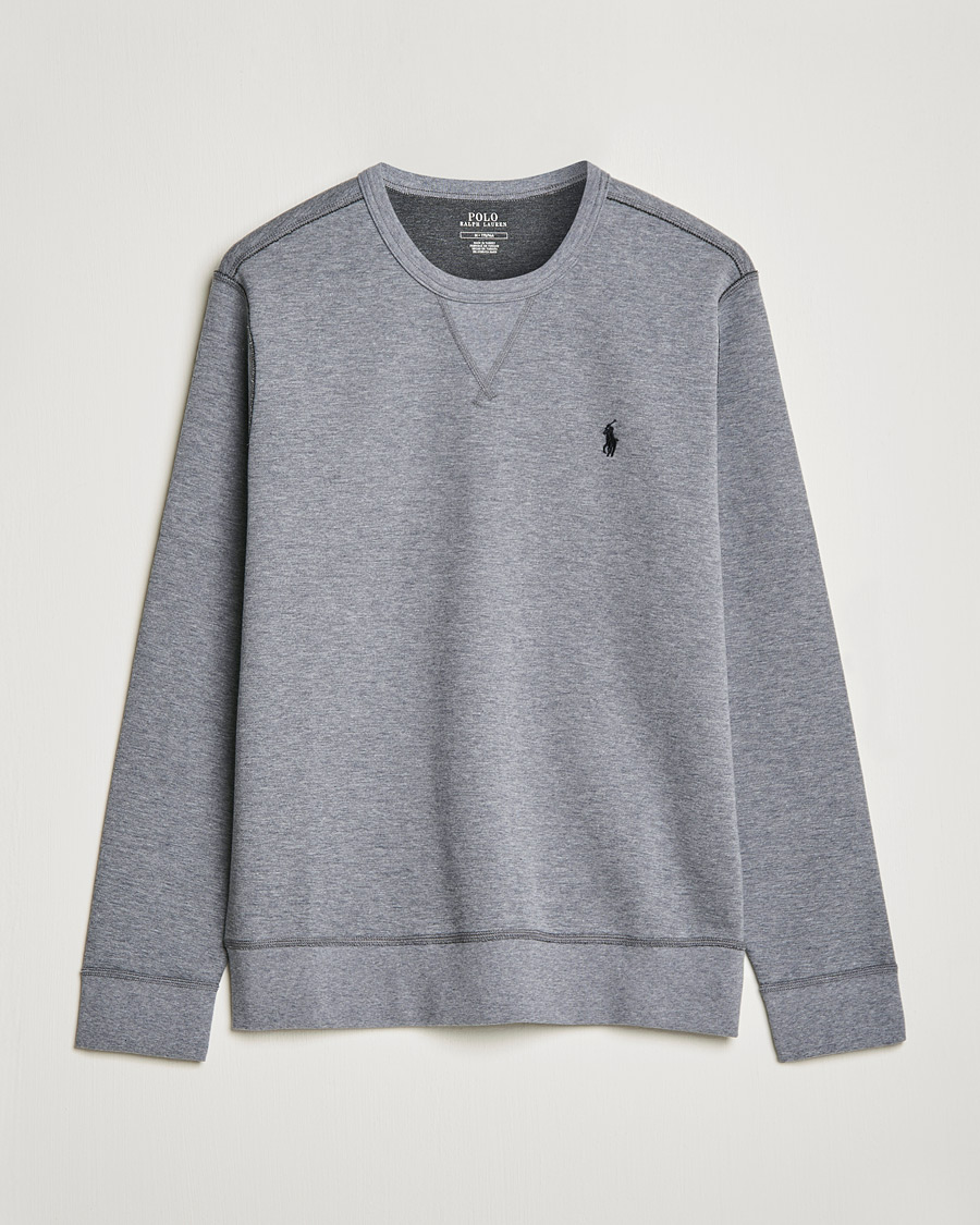 Hombres | Jerséis y prendas de punto | Polo Ralph Lauren | Double Knit Sweatshirt Classic Grey Heather
