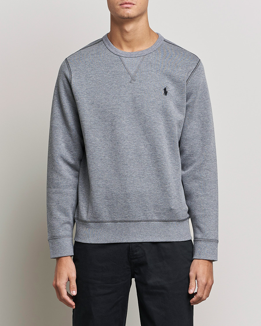 Hombres | Jerséis y prendas de punto | Polo Ralph Lauren | Double Knit Sweatshirt Classic Grey Heather
