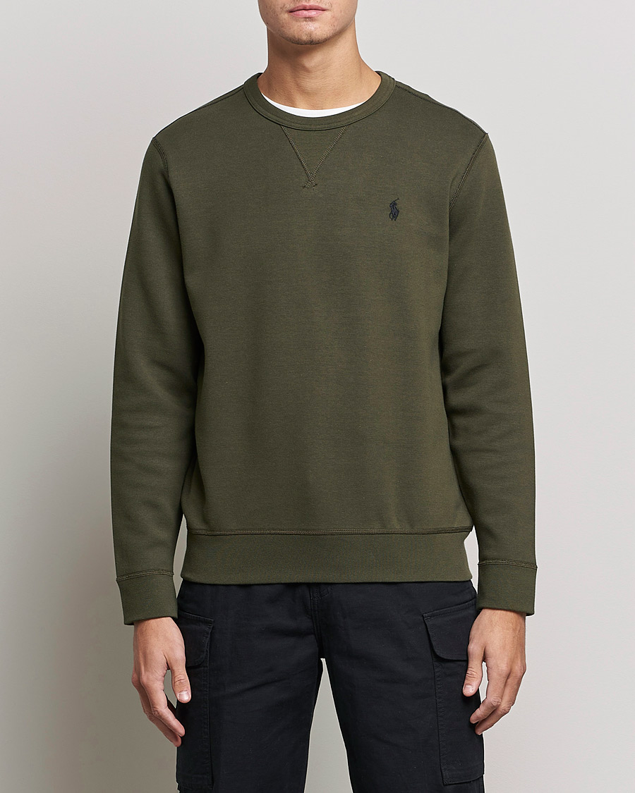 Hombres | Jerséis y prendas de punto | Polo Ralph Lauren | Double Knit Sweatshirt Company Olive