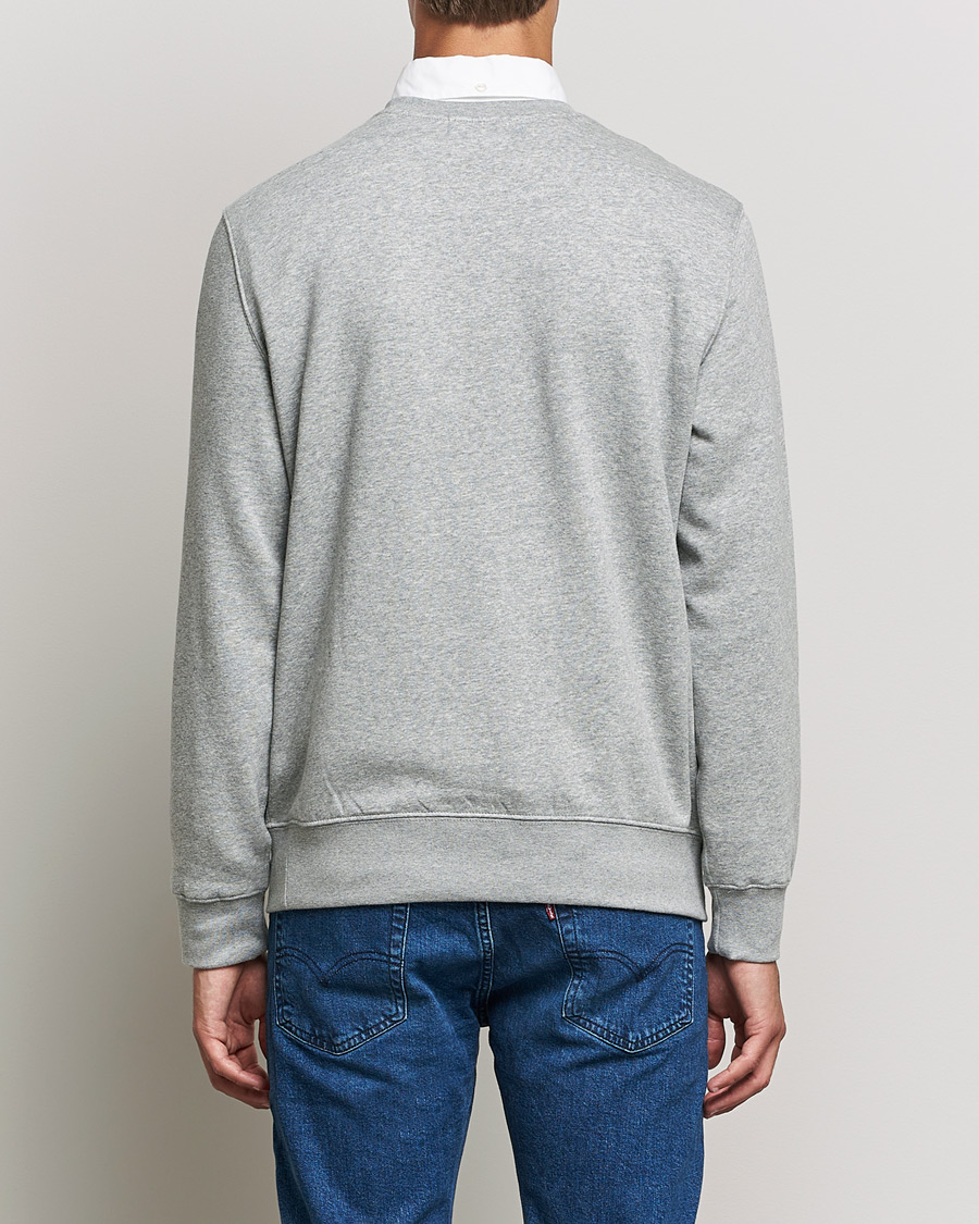 Hombres | Jerséis y prendas de punto | Polo Ralph Lauren | Printed Denim Bear Sweatshirt Andover Heather