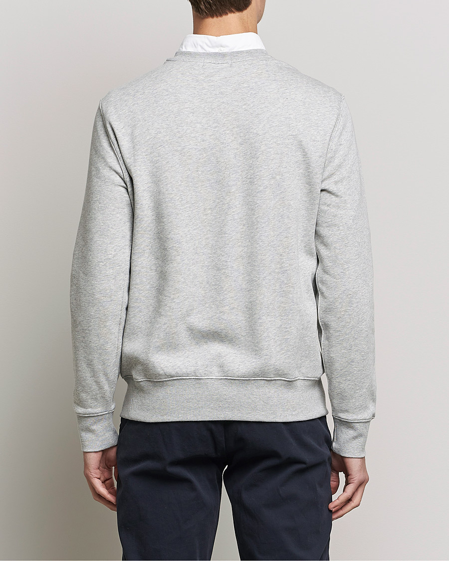 Hombres | Jerséis y prendas de punto | Polo Ralph Lauren | Printed Denim Bear Sweatshirt Andover Heather