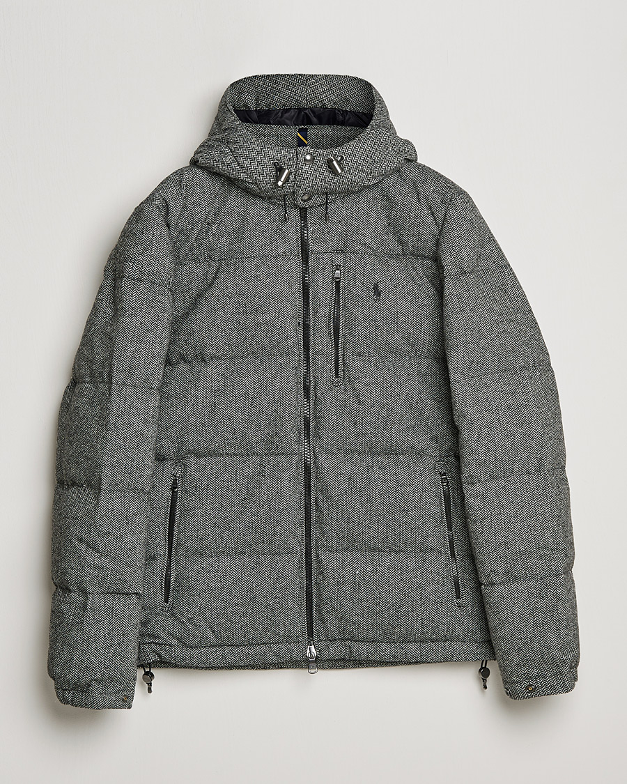 Hombres | Abrigos y chaquetas | Polo Ralph Lauren | El Cap Herringbone Down Jacket Grey