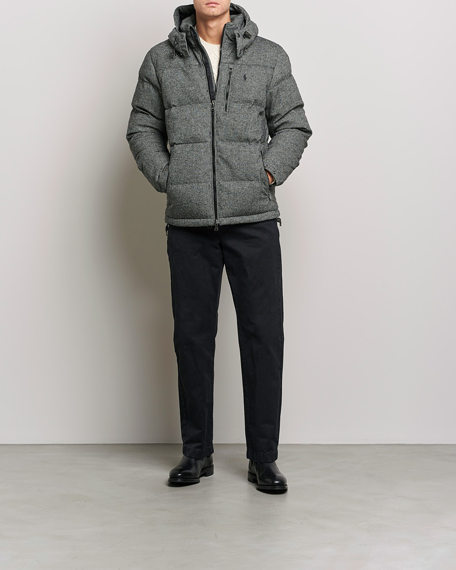 Hombres | Abrigos y chaquetas | Polo Ralph Lauren | El Cap Herringbone Down Jacket Grey