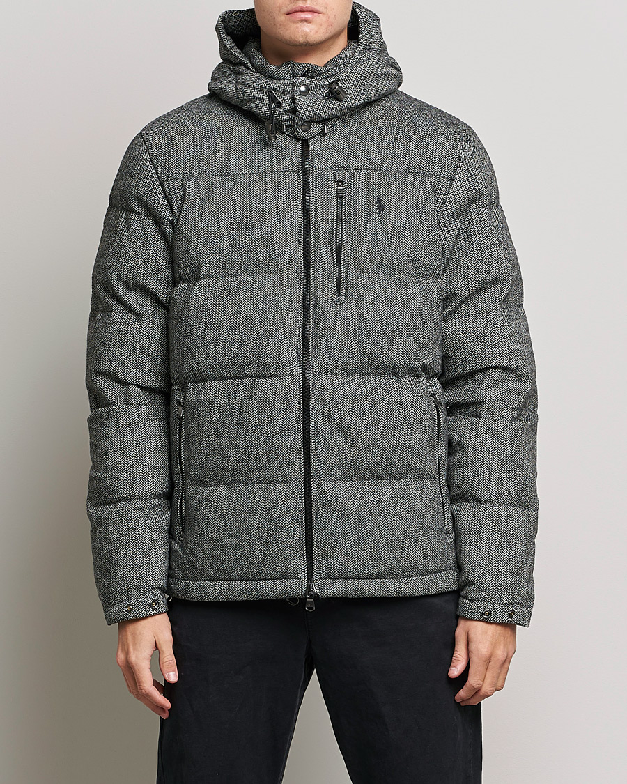 Hombres | Abrigos y chaquetas | Polo Ralph Lauren | El Cap Herringbone Down Jacket Grey