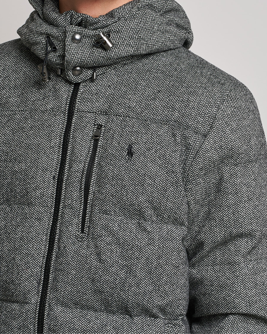 Hombres | Abrigos y chaquetas | Polo Ralph Lauren | El Cap Herringbone Down Jacket Grey