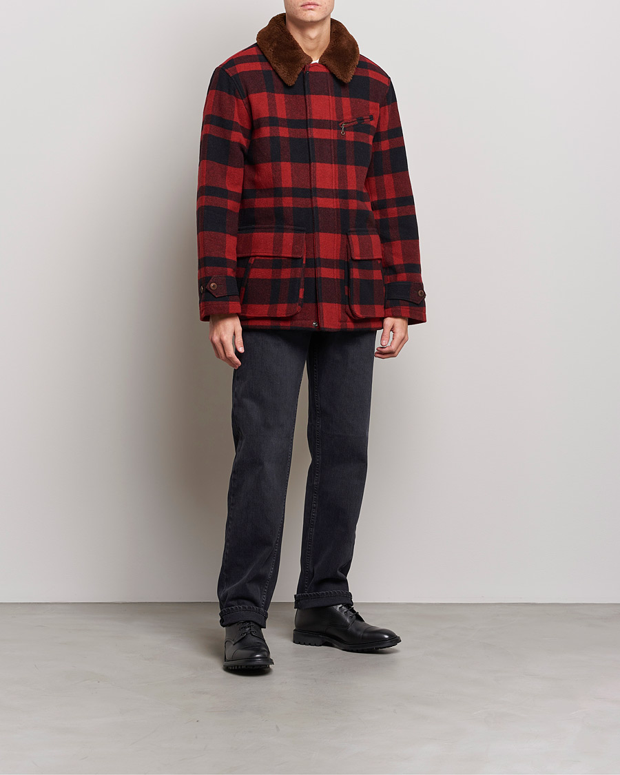 Hombres | Abrigos y chaquetas | Polo Ralph Lauren | Lumber Wool Checked Jacket Red/Black