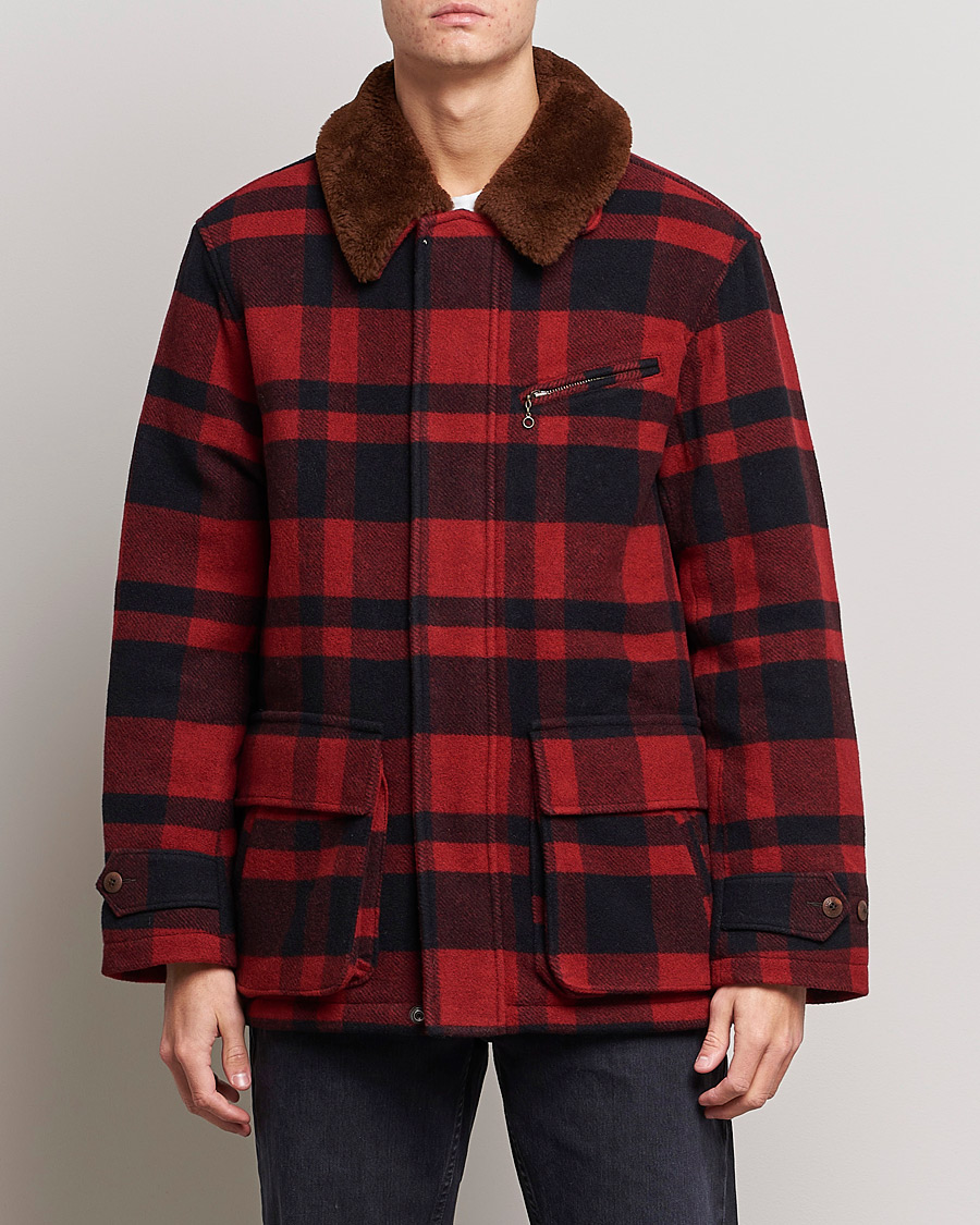Hombres | Abrigos y chaquetas | Polo Ralph Lauren | Lumber Wool Checked Jacket Red/Black