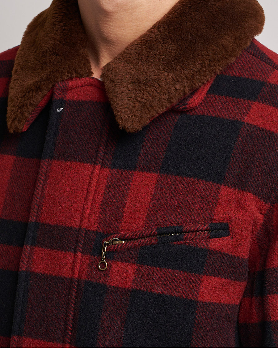 Hombres | Abrigos y chaquetas | Polo Ralph Lauren | Lumber Wool Checked Jacket Red/Black