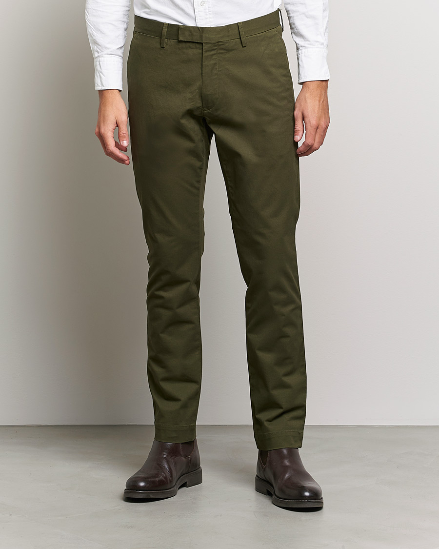 Hombres | Pantalones | Polo Ralph Lauren | Slim Fit Stretch Chinos Armadillo Green
