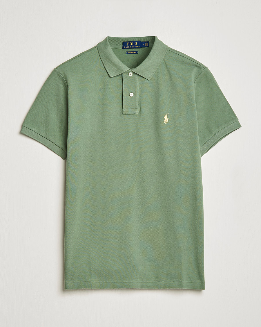 Hombres | Polos | Polo Ralph Lauren | Custom Slim Fit Polo Cargo Green