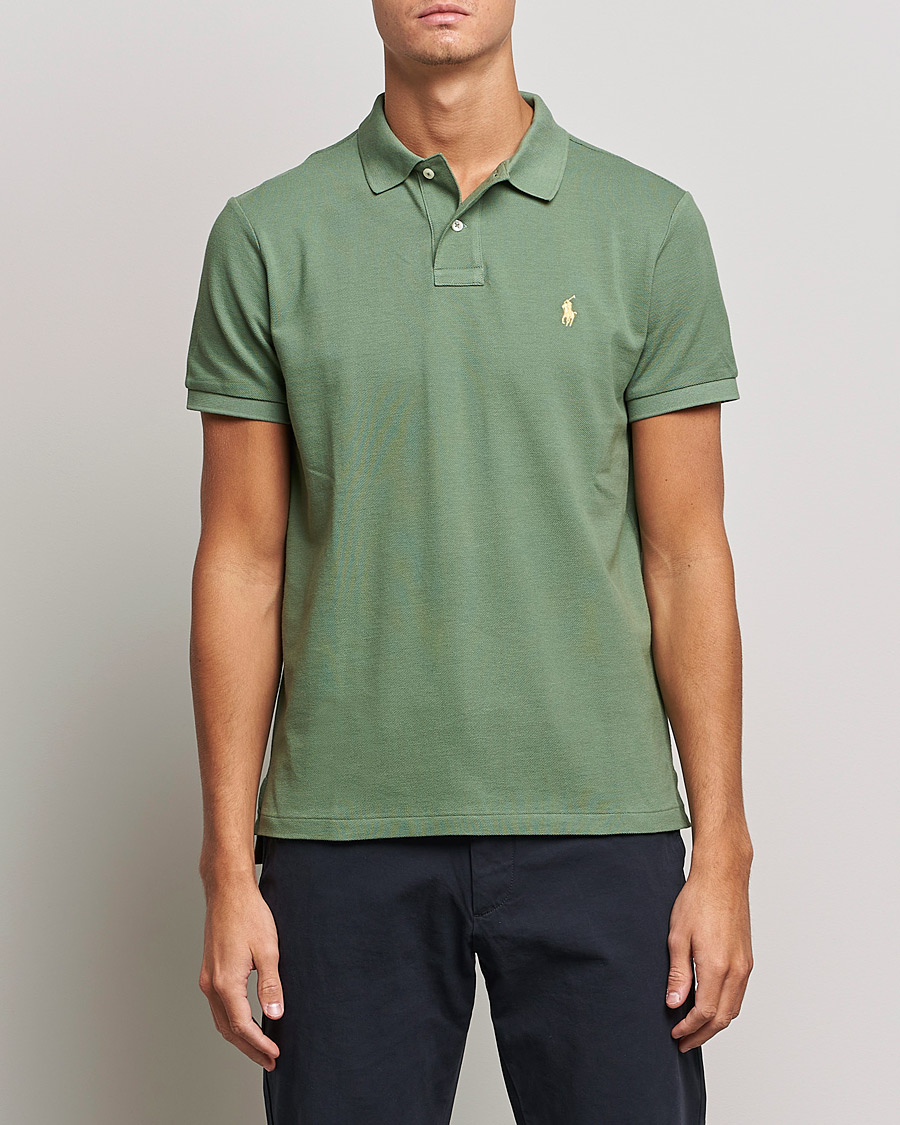 Hombres | Polos | Polo Ralph Lauren | Custom Slim Fit Polo Cargo Green