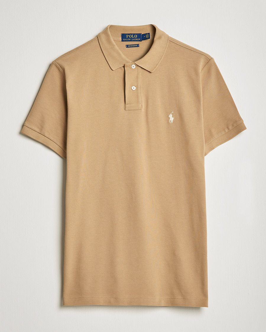 Hombres | Polos | Polo Ralph Lauren | Custom Slim Fit Polo Luxury Tan