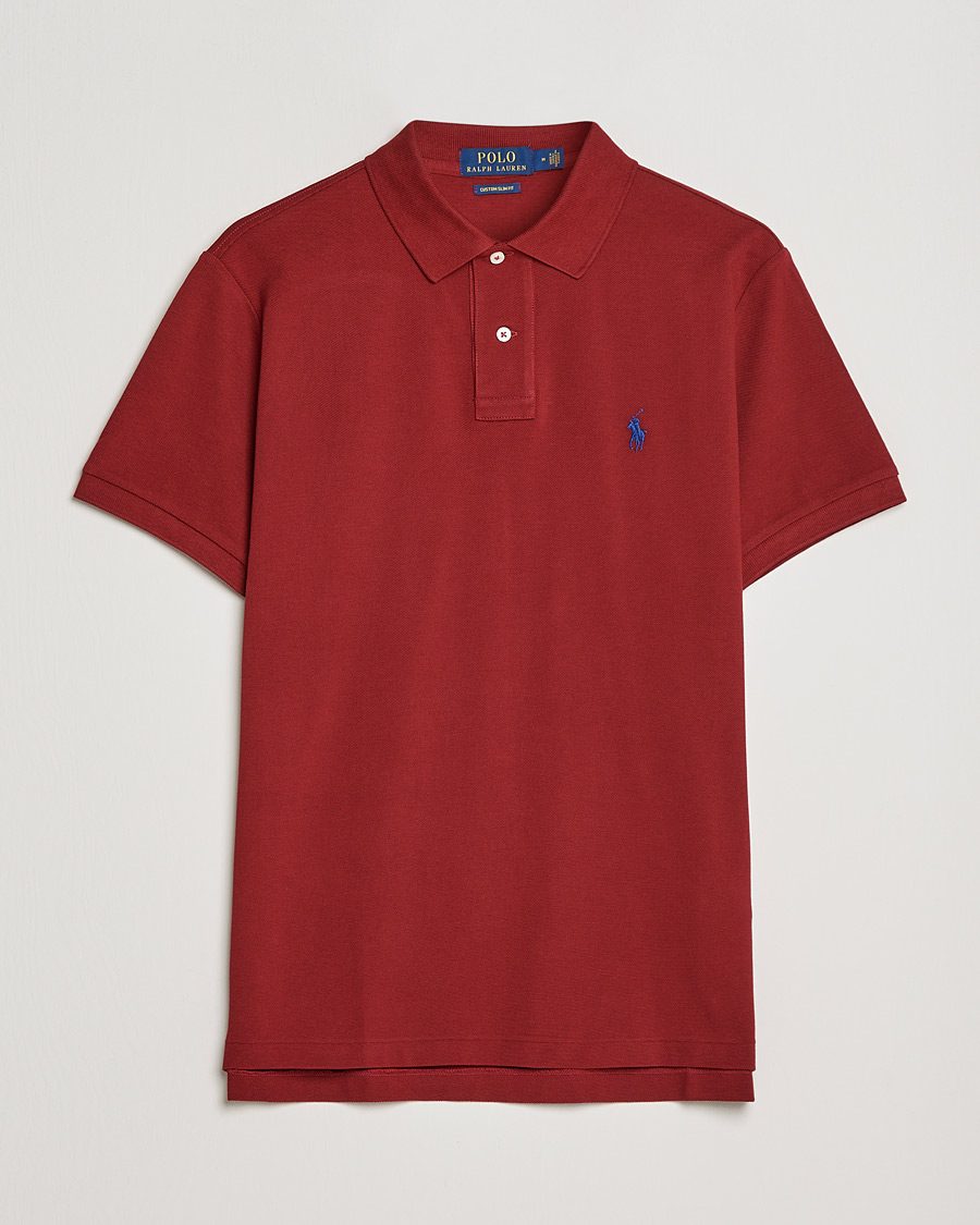 Hombres | Polos | Polo Ralph Lauren | Custom Slim Fit Polo Holiday Red