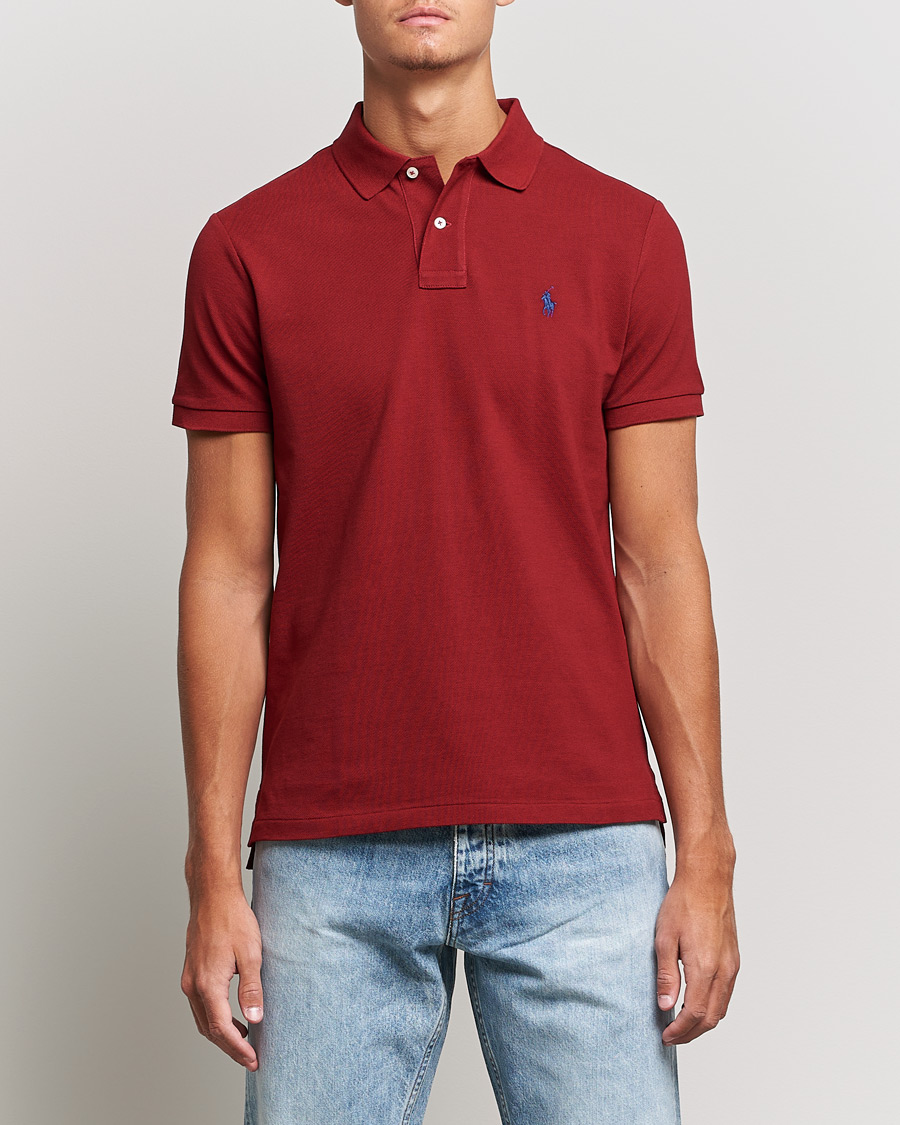 Hombres | Polos | Polo Ralph Lauren | Custom Slim Fit Polo Holiday Red