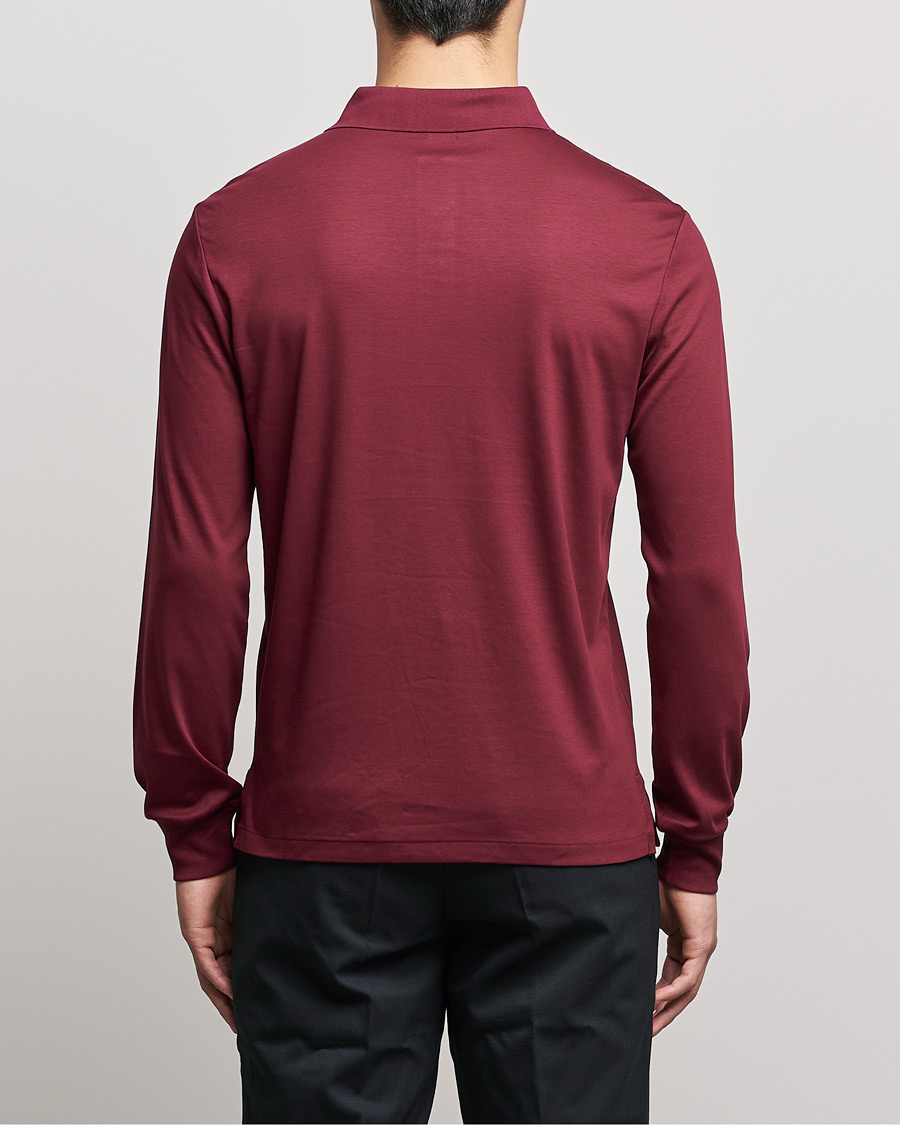 Hombres | Jerséis y prendas de punto | Polo Ralph Lauren | Luxury Pima Cotton Long Sleeve Polo Classic Wine