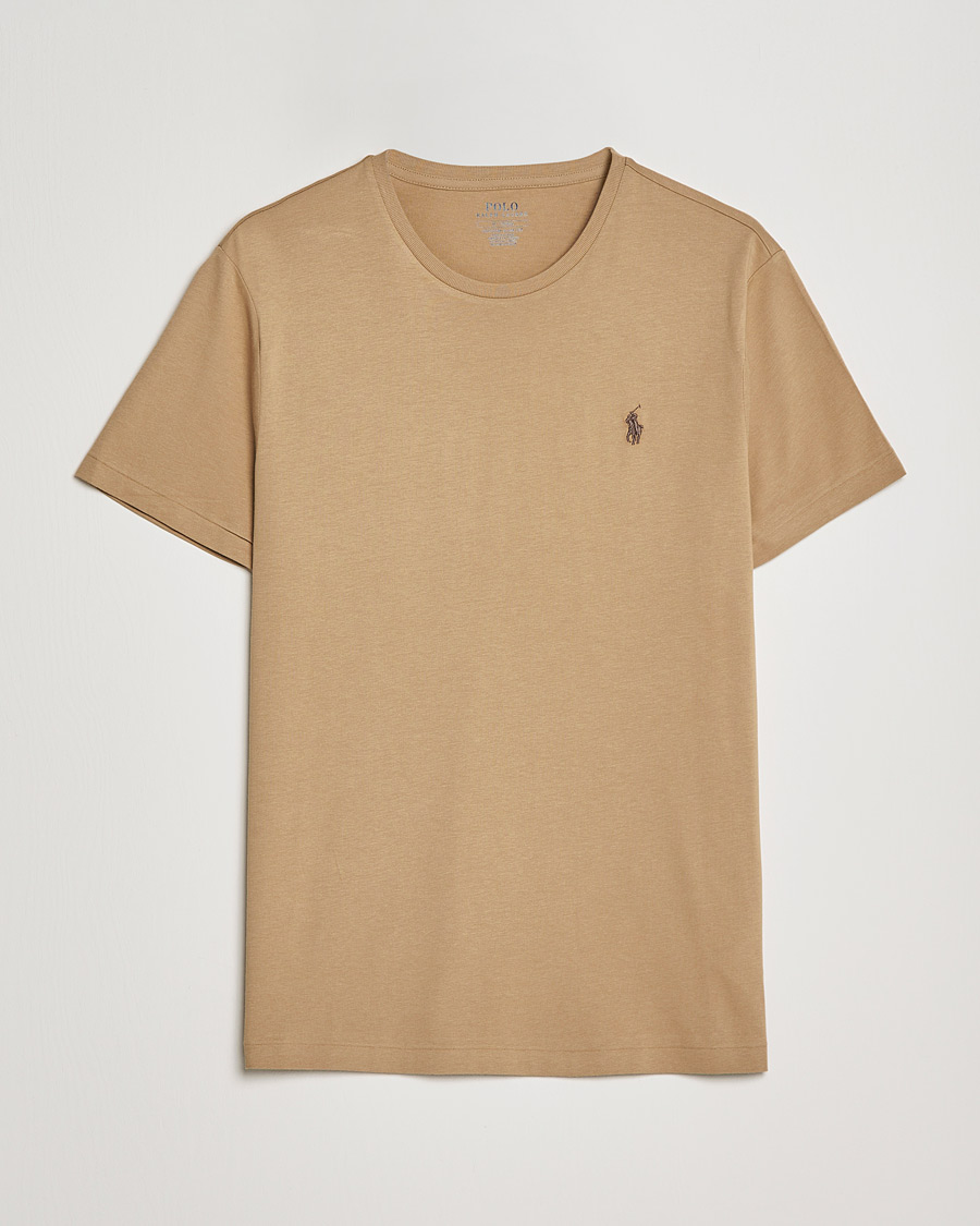 Hombres | Camisetas | Polo Ralph Lauren | Crew Neck Tee Luxury Tan